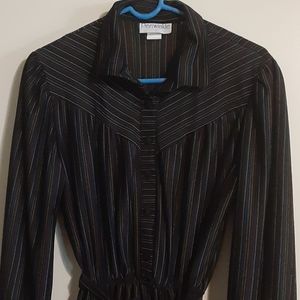 Vintage Periwinkle Midi dress